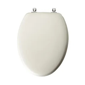 Bemis 144CP-000 Mayfair 144CP-000 Premium Toilet Seat, For Use With Elongated Bowls, Molded Wood, White