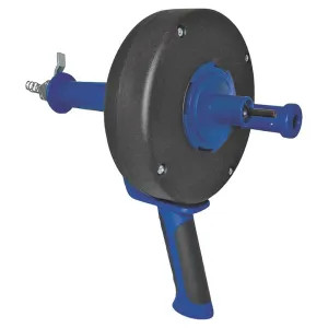 Cobra 86150 Cobra Power Drum Auger w/ Pistol Grip for Use w/ Drill, 1/4 in x 15 ft - 86150