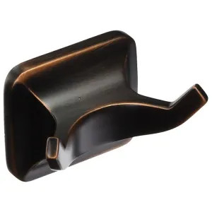 Mintcraft 3653-35-07-SOU Boston Harbor Manhattan Double Robe Hook with Mounting Hardware, Zinc, Venetian Bronze - 3653-35-07-SOU