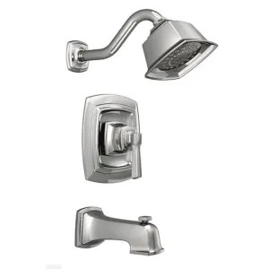 Moen 82830EP Moen Boardwalk Posi-Temp Tub/Shower Faucet, 2.0 GPM, 1-Function, Single Lever Handle, Eco-Performance, Polished Chrome - 82830EP