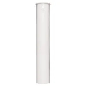 Plumb Pak PP906W Plumb Pak PP906W Sink Tailpiece, 1-1/2 in Dia X 12 in L, Flanged, PVC, White