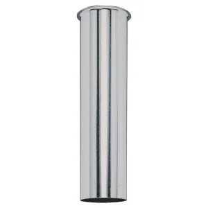 Plumb Pak PP9-12CP Plumb Pak PP9-12CP Sink Tailpiece, 1-1/2 in Dia X 12 in L, Flanged, 22 ga, Brass, Chrome Plated