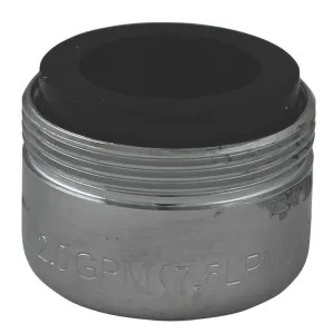Plumb Pak PP800-2 PlumbPak PP800-2 Dual Threaded Faucet Aerator, 15/16-27 X 55/64-27, Brass, Chrome Plated