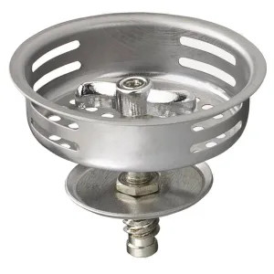 Plumb Pak PP820-34 PlumbPak PP820-34 Replacement Basket Strainer With Twist N Lock Post, Stainless Steel