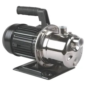 Simer 2825SS Simer Portable Utility Transfer/Sprinkler Pump, 1 HP, 115 V, 10 GPM, 80 PSI, 20' Lift, Stainless Steel, 1