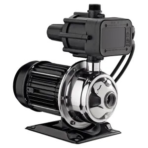 Simer On-Demand Pressure Booster Pump, 3/4 HP, 24 GPM, 115V, Quite Heavy-Duty Motor, Stainless Steel, 1