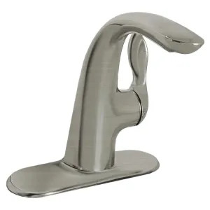 Kohler 5313-4-BN Kohler Refinia Single-Handle Brushed Nickel Bathroom Faucet, 1.2 GPM, Lever Handle, Single-Hole, Metal, WaterSense- K-5313-4-BN