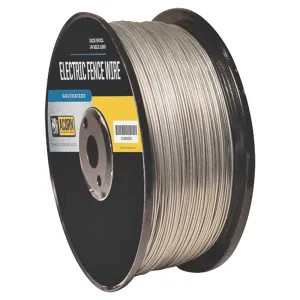 Acorn EFW1412 Acorn EFW1412 Electric Fence Wire, 14 ga Wire, 1/2 mile Spool L, Steel, Galvanized Zinc Plated