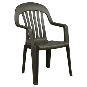 Adams 8254-60-3700 Adams 8254-60-3700 Hi Back Chairs, Earth Brown