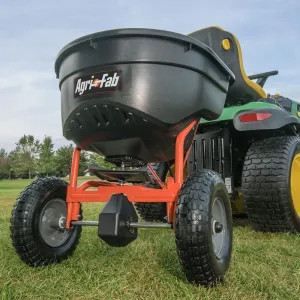 Agri-Fab 45-0463 Agri-Fab SmartSpreader 130lb Tow Spreader, Aluminum-Beveled Gear, Pneumatic Tires - 45-0463