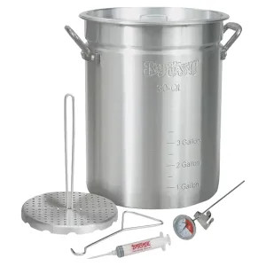Barbour 3025 Barbour Bayou Classic 3025 Turkey Fryer Pot, 30 qt Capacity, 12-3/4 in Dia X 15-3/4 in H, Aluminum