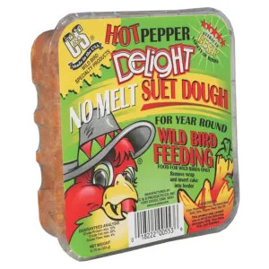 C&S Products CS12553 Delight CS12553 No-Melt Bird Suet Dough, 11.75 oz, Cake