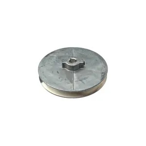 Chicago Die 500A CDCO 500A Single V-Grooved Pulley, 3/4 in X 5 in, 4L, 1/2 X 11/32 in Belt