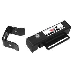 GTO FM143 Mighty Mule FM143 Automatic Gate Lock, For Use With 8 ft Long Gates Leaf Over, Steel, Zinc Plated