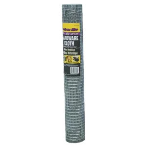 Jackson Wire 11031513 Redi-Roll 11031513 Hardware Cloth, 1/2 X 1/2 in Mesh, 24 in W X 10 ft L, Galvanized