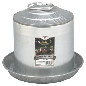 Miller Mfg 9832 Miller 9832 Double Wall Heavy Duty Poultry Fountain, 2 gal Capacity, 12-1/4 in Dia X 10-3/4 in H