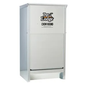 Miller Mfg CH12 Pet Lodge CH12 Chow Hound Dog Feeder, 12 lb Capacity, 9 in W X 8 in L X 19-1/4 in H, Steel