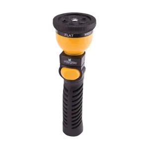 Landscapers Select GN32401 Landscapers Select 6-Pattern Torch Nozzle for Garden Hose, Toggle Switch, Female, Plastic, Black - GN32401