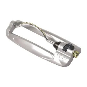 Landscapers Select YM18783 Landscapers Select 18 Jet Oscillating Metal Sprinkler, Rectangle Pattern, Part Circle, Female, Aluminum - YM18783