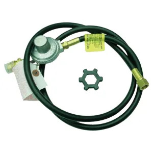 Mr Heater F273071 Mr Heater F273071 High Pressure Propane Hose/Regulator Assembly, 5 ft, 600 psi, 3/8 in, Brass