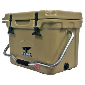 Orca ORCT020 ORCA ORCT020 Roto-Molded Cooler, 20 qt, Up To 10 Days Ice Retention Time, Premium Insulation, 19 in L x 13-3/4 in W