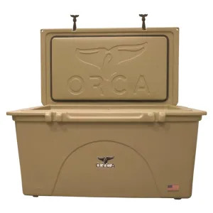 Orca ORCT140 ORCA ORCT140 Roto-Molded Cooler, 140 qt, Up To 10 Days Ice Retention Time, Premium Insulation, 40 in L x 23-1/2 in W