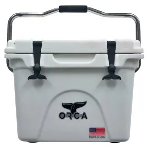 Orca ORCW020 ORCA ORCW020 Roto-Molded Cooler, 20 qt, Up To 10 Days Ice Retention Time, Premium Insulation, 19 in L x 13-3/4 in W