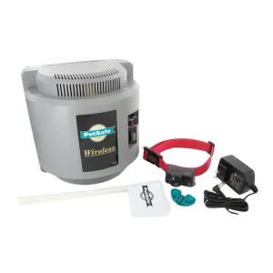 Pet Safe IF-300 PetSafe 1/2-Acre Wireless Fence Pet Containment System, Adjustable Waterproof Collar - IF-300