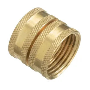 Plumb Pak PP850-69 Plumb Pak PP850 Swivel Garden Hose Adapter, 3/4 X 3/4 in, FHT X FHT, Brass