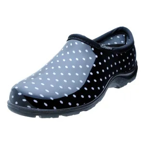 Sloggers 5113BP06 Sloggers 5113BP06 Polka Dot Waterproof Shoe With All Day Comfort Insole, 6 in, Women, Black