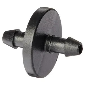 Raindrip 117025B Raindrip 117025B In-Line Pressure Compensating Mini Dripper, 1 gph, Black Base