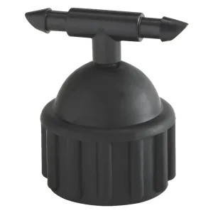 Raindrip 336STUB Raindrip 336STUB Dual Port Riser Adapter, 1/2 in FNPT X 1/4 in Barbed Tee