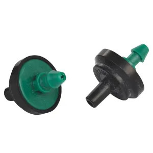 Raindrip R112CT Raindrip R112CT In-Line Pressure Compensating Dripper, 2 gph, 10 - 60 psi, Green Base