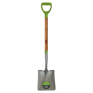 Ames 2535900 Ames 2535900 Digging Shovel, 9-3/4 in W x 5 in L, Tempered Steel, 37-1/2 in, D-Grip, Ergonomic Hardwood Handle