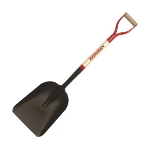 Ames 50139 Ames 50139 Eastern Scoop, 11 in W X 15 in L, Steel, 27 in, D Grip Wood/Steel