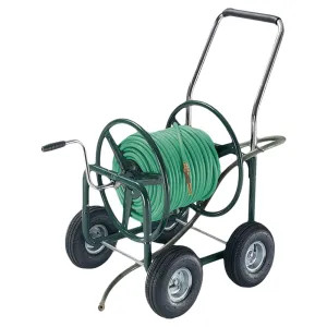 Ames 2380500 Ames Estate High Capacity Hose Wagon, 5/8 in X 400 ft Hose, 24 in W x 30 in D x 36 in H, Steel