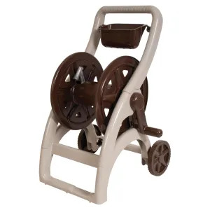 Ames 2418800 Ames NeverLeak 2418800 Garden Hose Cart, 5/8 in X 225 ft Hose, 21-3/4 in W X 23 in D X 23-1/2 in H