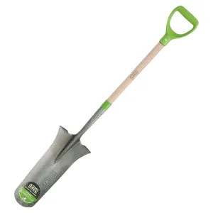 Ames 2531700 Ames True Temper Drain Spade, 7-1/2 in W X 16 in L, Steel, D-Grip North American Hardwood