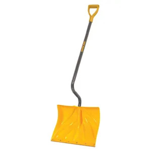 Ames 1603072 Arctic Blast 1627100 Snow Shovel With Poly D-Grip, 18 in W x 13-1/2 in L, Polyethylene, 36 in, Ergonomic Steel