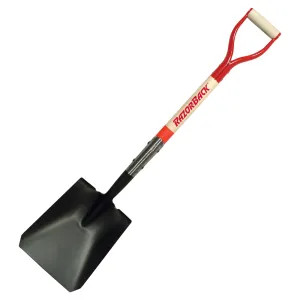 Ames 42116 Razor Back 42116 Transfer Shovel With D-Grip, 9-1/2 in W X 12 in L, Tempered Steel, 30 in