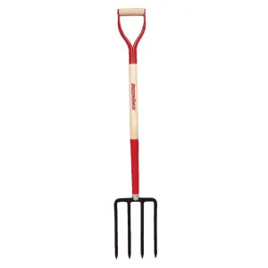 Ames 72103/SALD Razor Back 72103 Multi-Purpose Spading Fork, 7 in W X 11 in L Tine, 4 Tines, Forged Steel