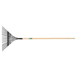 Ames 64430 Union Tools 64430 Angled Tine Leaf Rake With Coil Spring Brace, 22 in W x 3-1/2 in L Head