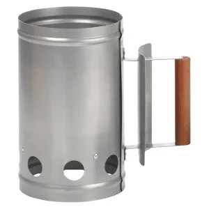 Toolbasix SHA286123L ToolBasix SHA286123L Chimney Starter, Galvanized Steel, Wood Handle