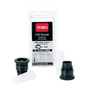 Toro 53730 Toro 570 Adjustable Full Circle Variable Arc Sprinkler Nozzle, 15 ft Radius