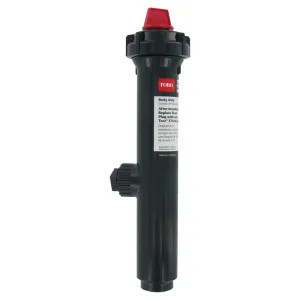 Toro 53822 Toro 570Z Pro 53822 Pop-Up Fixed Spray Body With Flush Plug, 1/2 in FNPT, 6 in Pop Up