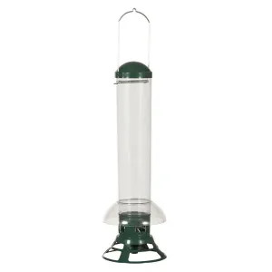 Woodstream 5141-2 Perky Pet 5141-2 Squirrel Slammer Wild Bird Feeder, 3.5 lb Capacity 6.2 in W x 6.2 in L x 18.1 in H, Clear
