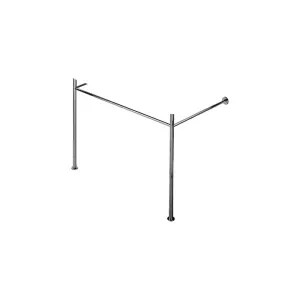 Duravit 0030711000 Duravit 0030711000 Vero Metal Console for Bathroom Sink 032985 with Adjustable Height in Chrome