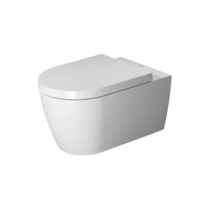 Duravit 2529090092 Duravit 2529090092 ME by Starck Dual Flush One-Piece Wall Mounted Rimless Elongated Toilet - White