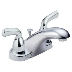 Delta B2510LF Delta Foundations Deck-Mount Chrome Lavatory Faucet for 4