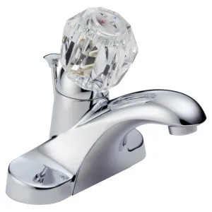 Delta B512LF Delta Foundations Deck-Mount Chrome Lavatory Faucet for 4